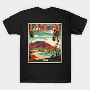 Loreto Baja California Sur Mexico Vintage Tourism Travel T-Shirt